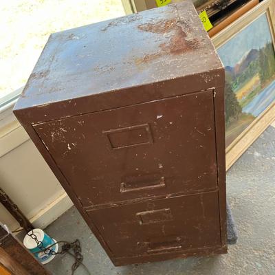 2 drawer file cabinet
