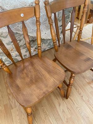 Vintage Maple Dining Chairs