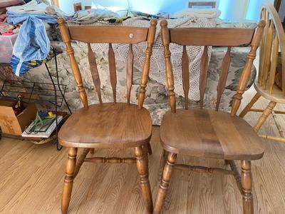 Vintage Maple Dining Chairs