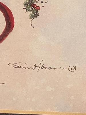 Vintage Reimel Abrams Watercolor Paintings, Framed and Signed