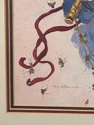 Vintage Reimel Abrams Watercolor Paintings, Framed and Signed