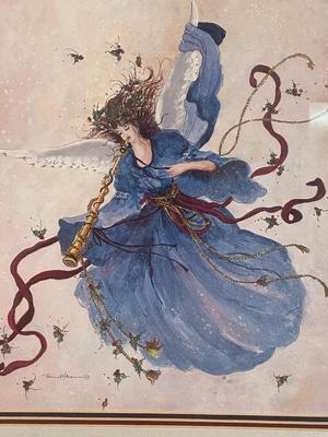 Vintage Reimel Abrams Watercolor Paintings, Framed and Signed