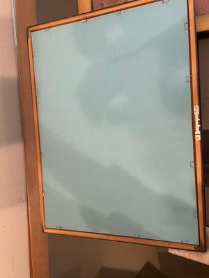 Framed Original Pen and Ink Illustration, Signed A.W.