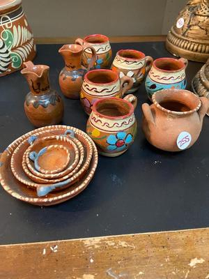 Vintage Red Clay Mexican Pottery Lot