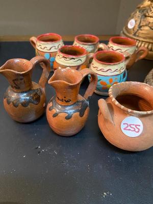 Vintage Red Clay Mexican Pottery Lot