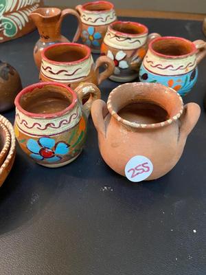 Vintage Red Clay Mexican Pottery Lot