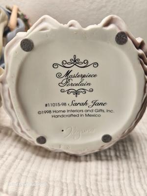 Lot 71: Porcelain Angle & Porcelain Woman with Hat
