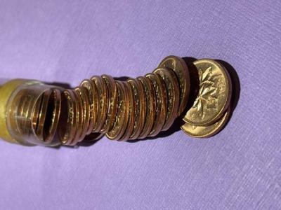 (10-Rolls) 1963 Canada Choice Uncirculated Red Queen Elizabeth II Canadian Cents Fresh Lot Preowned from an Estate.