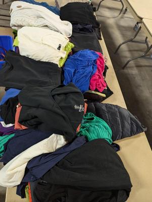 Assortment Brands Of Clothing Sizes Large To Extra Large
