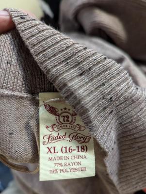 Various Brands Of Clothing Various Sizes