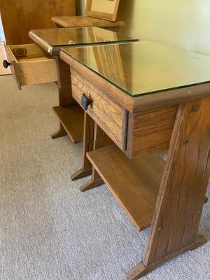 MCM RANCH OAK End Tables