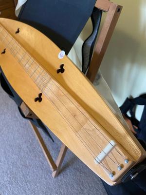 Four String Dulcimer with Stand and Case