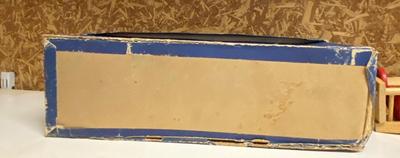 Folk Art Vintage Wooden Pull-Along Toy Horse and Cart