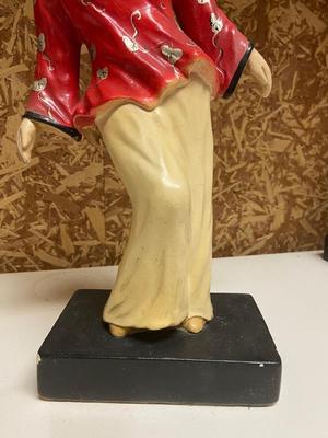 Vintage Rock O’Stone Handpainted Asian Ceramic Figurines