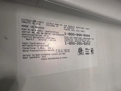 Frigidaire Freezer / Refrigerator (see description)