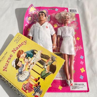 Vintage Nurse Dolls & Nurse Nancy Children's Book