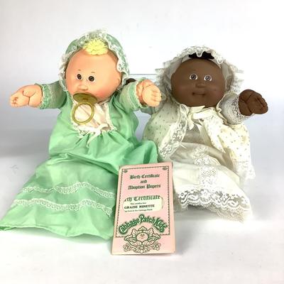 563 Vintage 1983-85 Cabbage Patch Kid Preemie Dolls