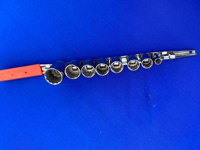3/8” Drive Sae Craftsman Sockets on Rail