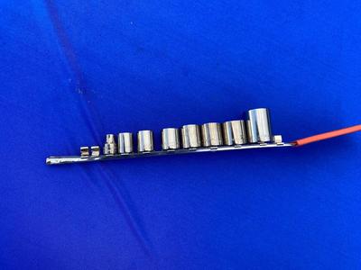 3/8” Drive Sae Craftsman Sockets on Rail