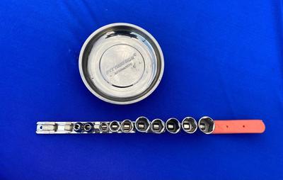 Magnetic Tool Tray and Craftsman Sockets 3/8” Drive