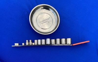 Magnetic Tool Tray and Craftsman Sockets 3/8” Drive