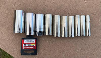 Craftsman SAE Deep Sockets 3/8” Drive