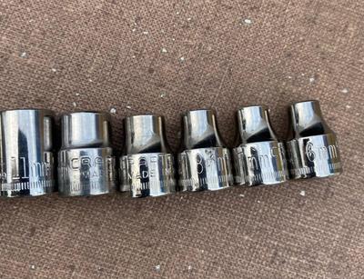 Craftsman Metric Sockets 3/8” drive
