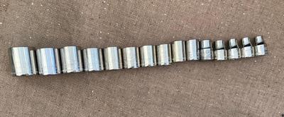 Craftsman Metric Sockets 3/8” drive