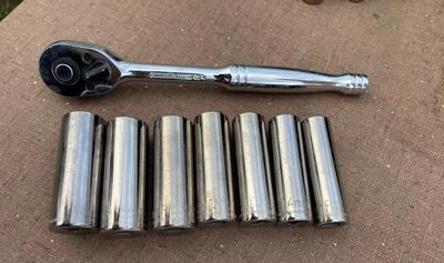 Craftsman 3/8 Drive Metric Sockets and Pittsburg Ratchet