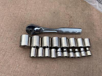 Craftsman Sockets and Ratchet 3/8 Drive