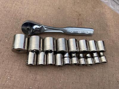 Craftsman Sockets and Ratchet 3/8 Drive