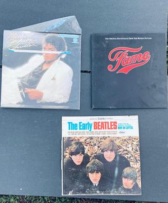 Vinyl Records *The Early Beatles, Fame, & Michael Jackson