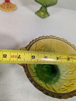 Vintage Depression Glass Candy Dishes