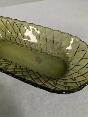 Vintage Anchor Hocking Smokey Dish, Indiana Glass Dishes