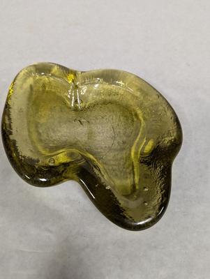 Vintage Possible Blenko Amber Ashtray