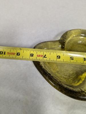 Vintage Possible Blenko Amber Ashtray