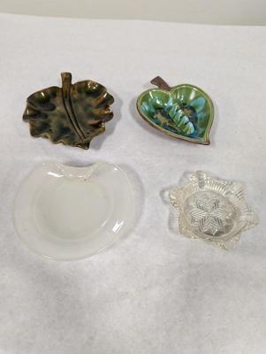 Vintage Pottery & Glass Ashtrays