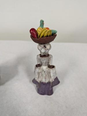Redware Island Girl Figurine & Native Dancer