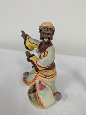 Redware Island Girl Figurine & Native Dancer