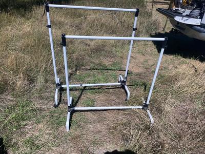 Two Portable Clothing/Garment Racks
