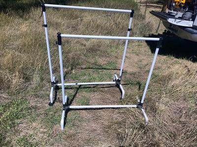 Two Portable Clothing/Garment Racks