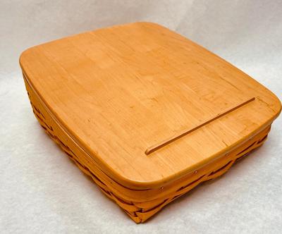 Vintage 2004 Longaberger Handmade Notepad Note Pal Basket New