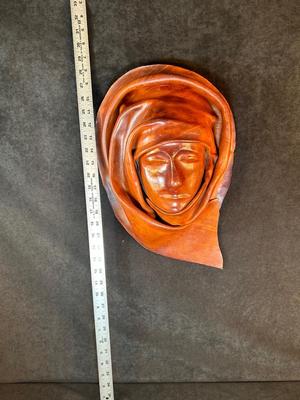 Lot 3.75. Leather Wall Sculpture