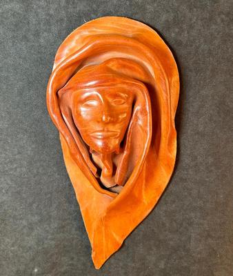 Lot 4.5. Leather Sculpture Wall Hanging