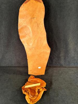 Lot 5. Pair of Leather Wall Sculptures