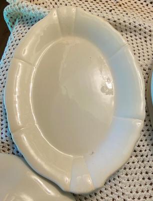 Ceramic Soup Tureen and Platter