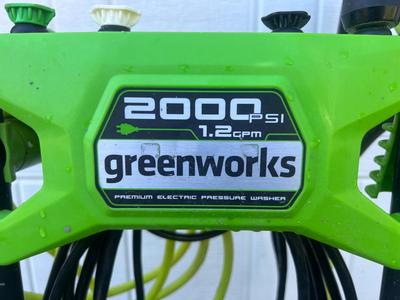 GREENWORKS 2000PSI Electric Pressure Washer