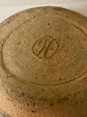 Lot of Pottery Vessels and Straw Yule Goat