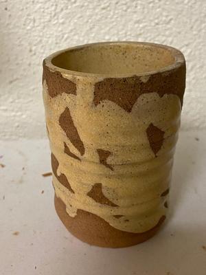 Lot of Pottery Vessels and Straw Yule Goat