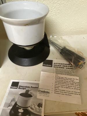 Trudeau Chocolate Fondue Set